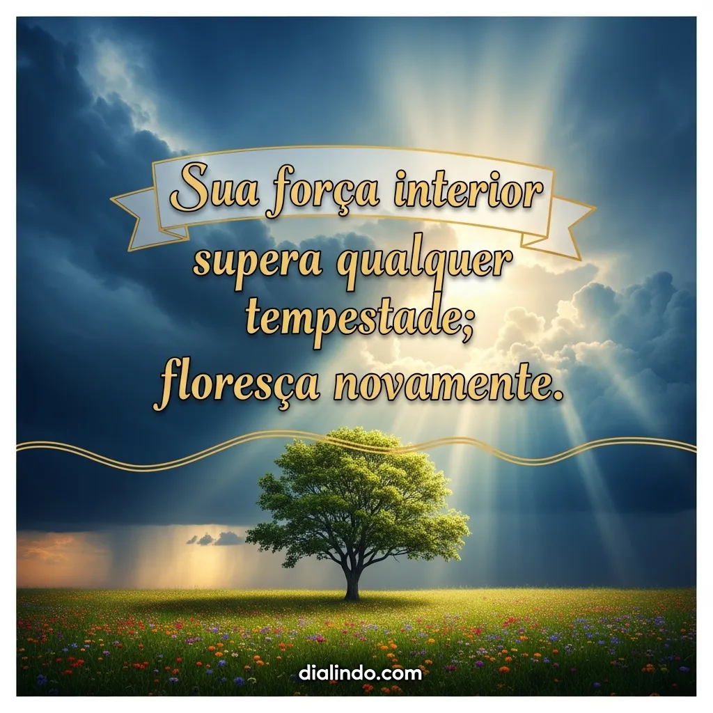 Resiliência: Florescer Após a Tempestade