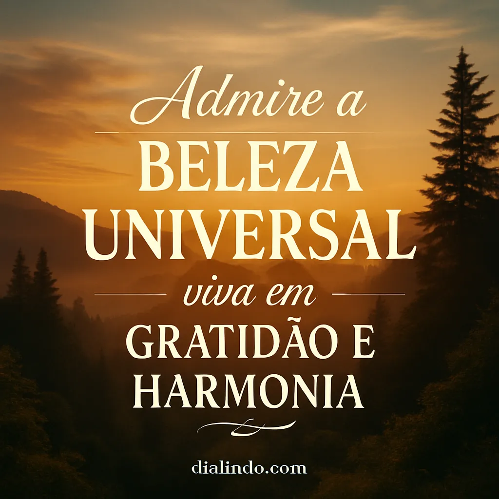 Gratidão: Harmonia Universal