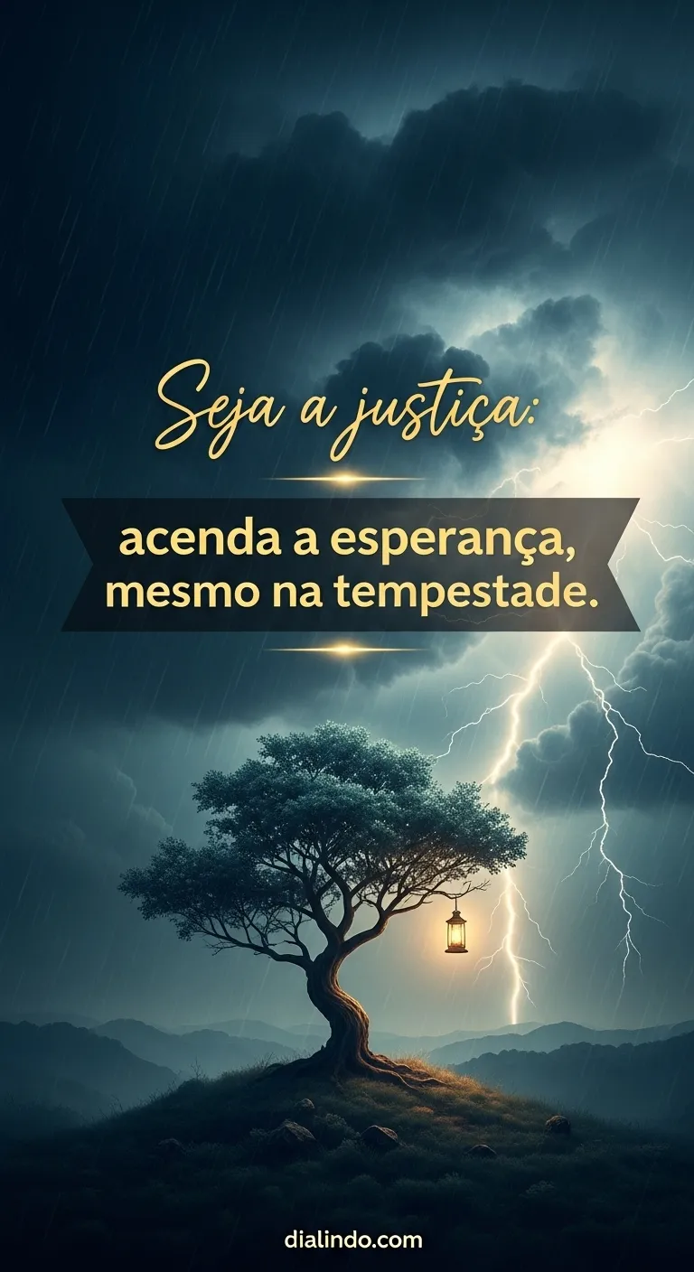 Justiça: Luz na Tempestade