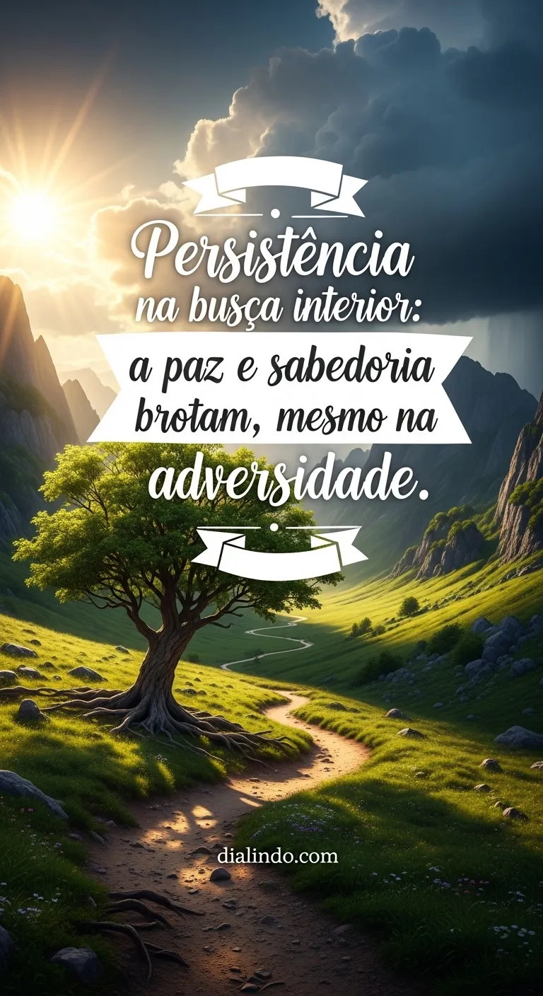 Adversidade: Florescer Interiormente