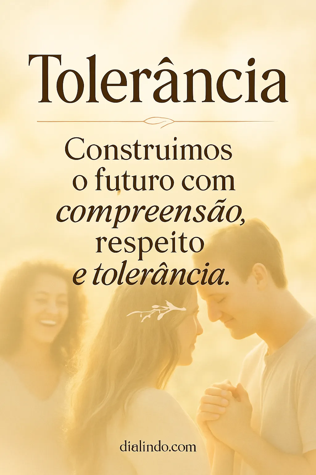 Tolerância: Futuro Construído