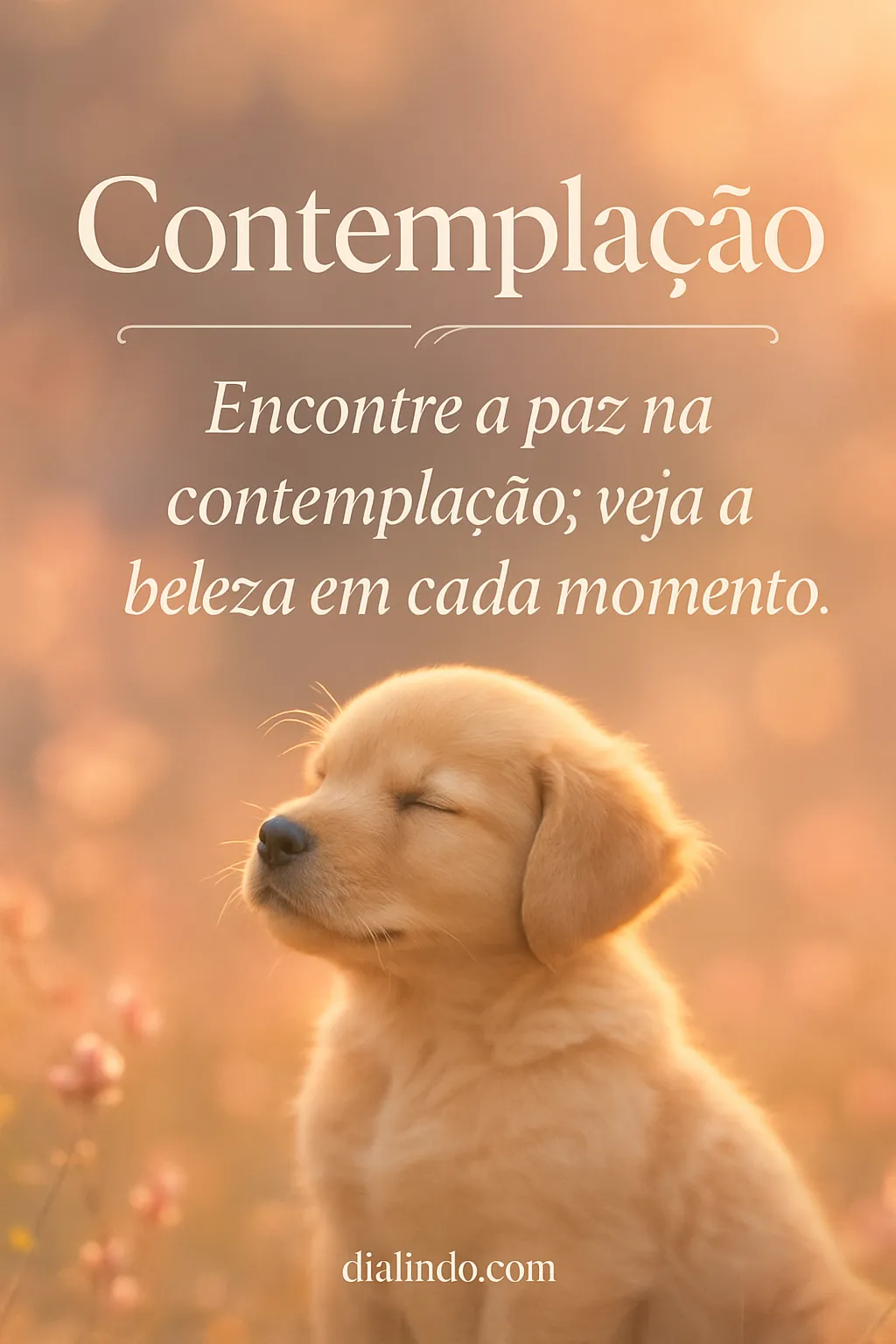 Beleza Contemplativa: Paz Instantânea