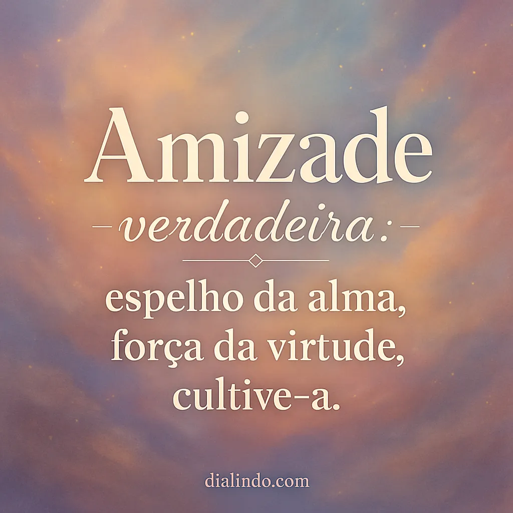 Amizade: Espelho da Alma