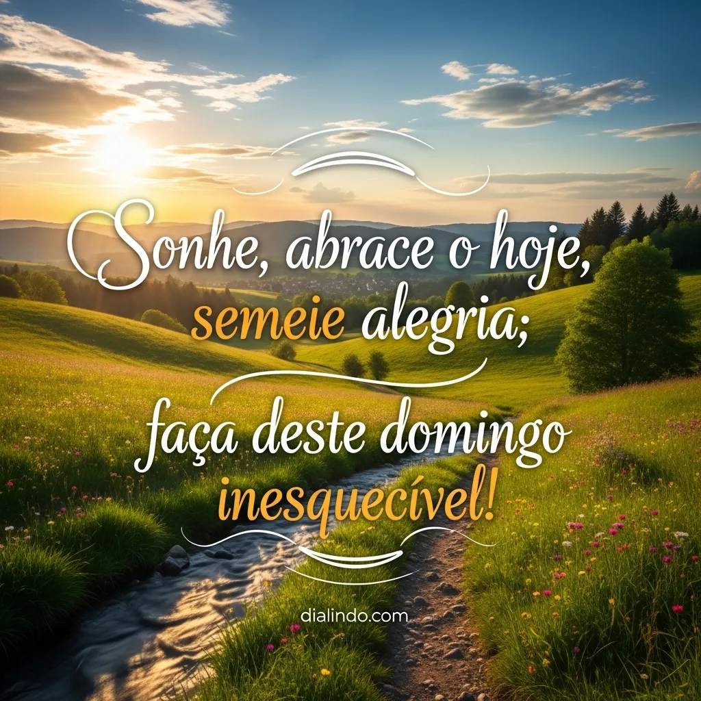 Domingo Inesquecível: Semeie Alegria