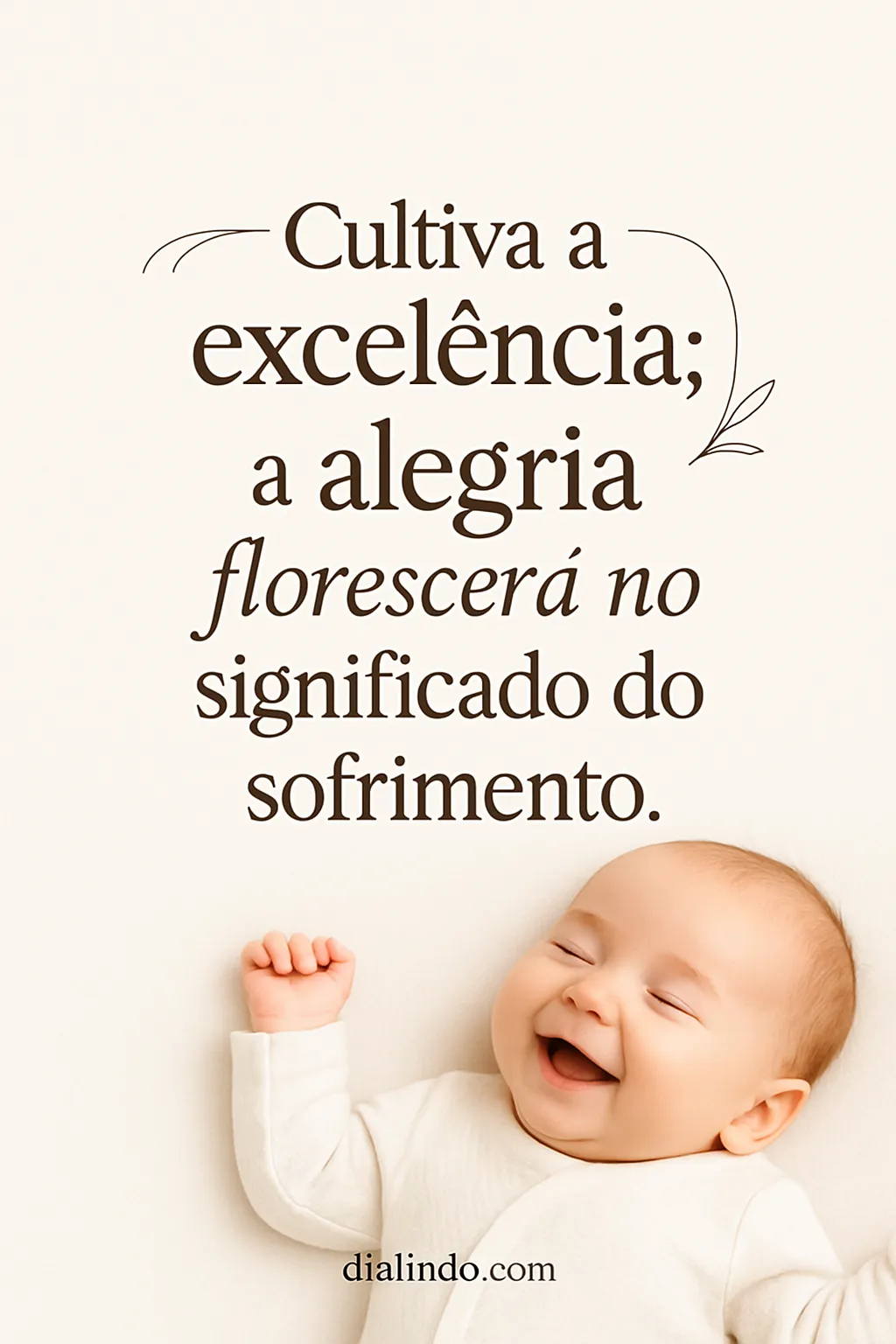 Sofrimento: Semente da Alegria