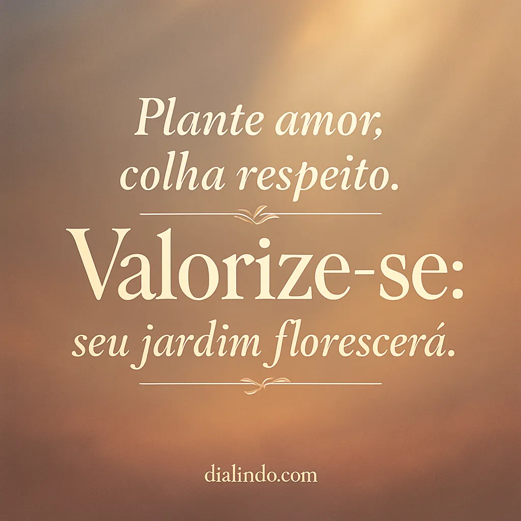 Autocultivo: Floresça o Respeito