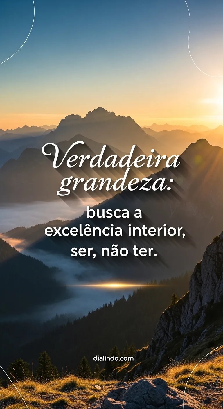 Ser: A Excelência Silenciosa