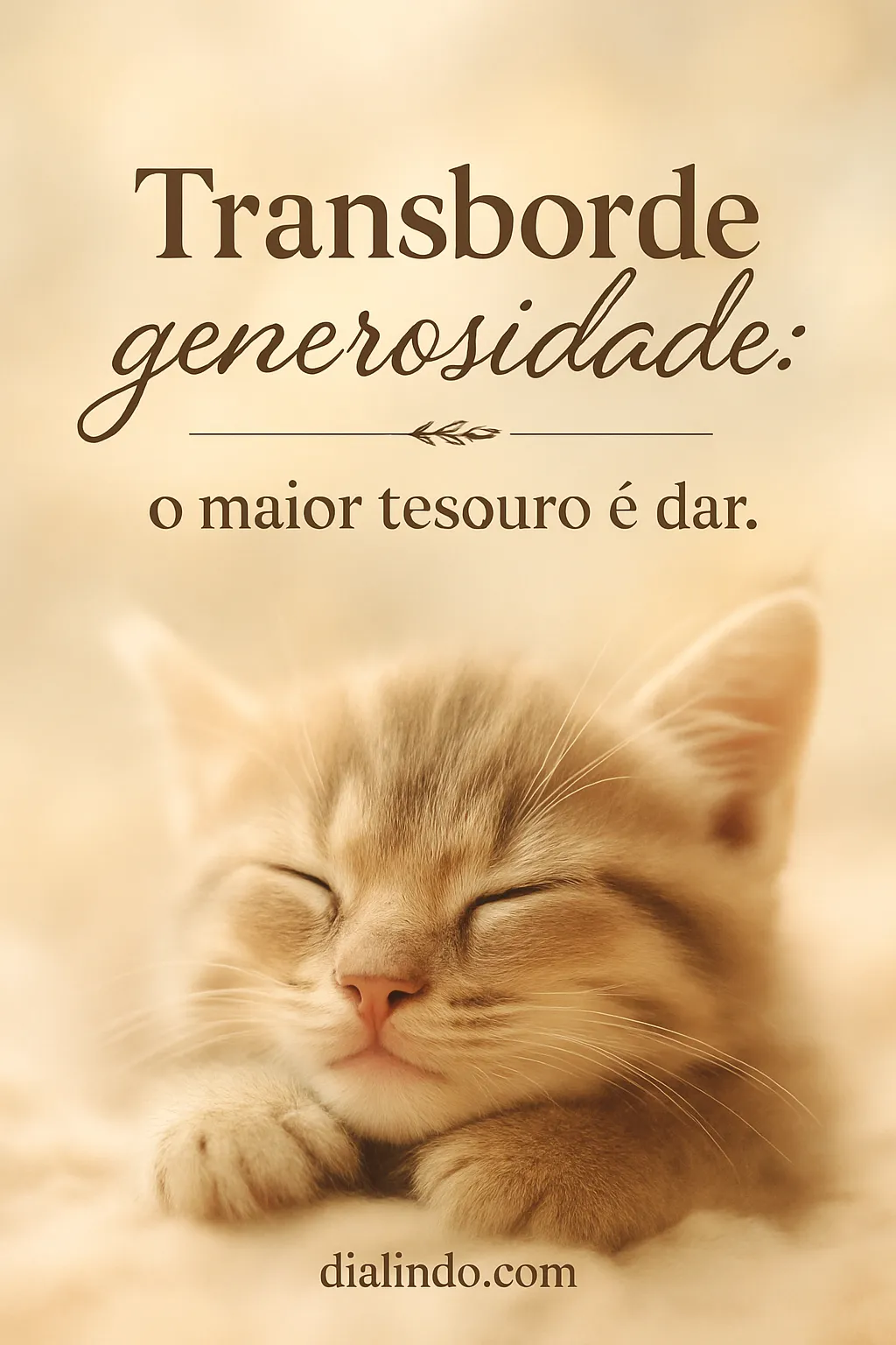 Generosidade: Tesouro Infinito