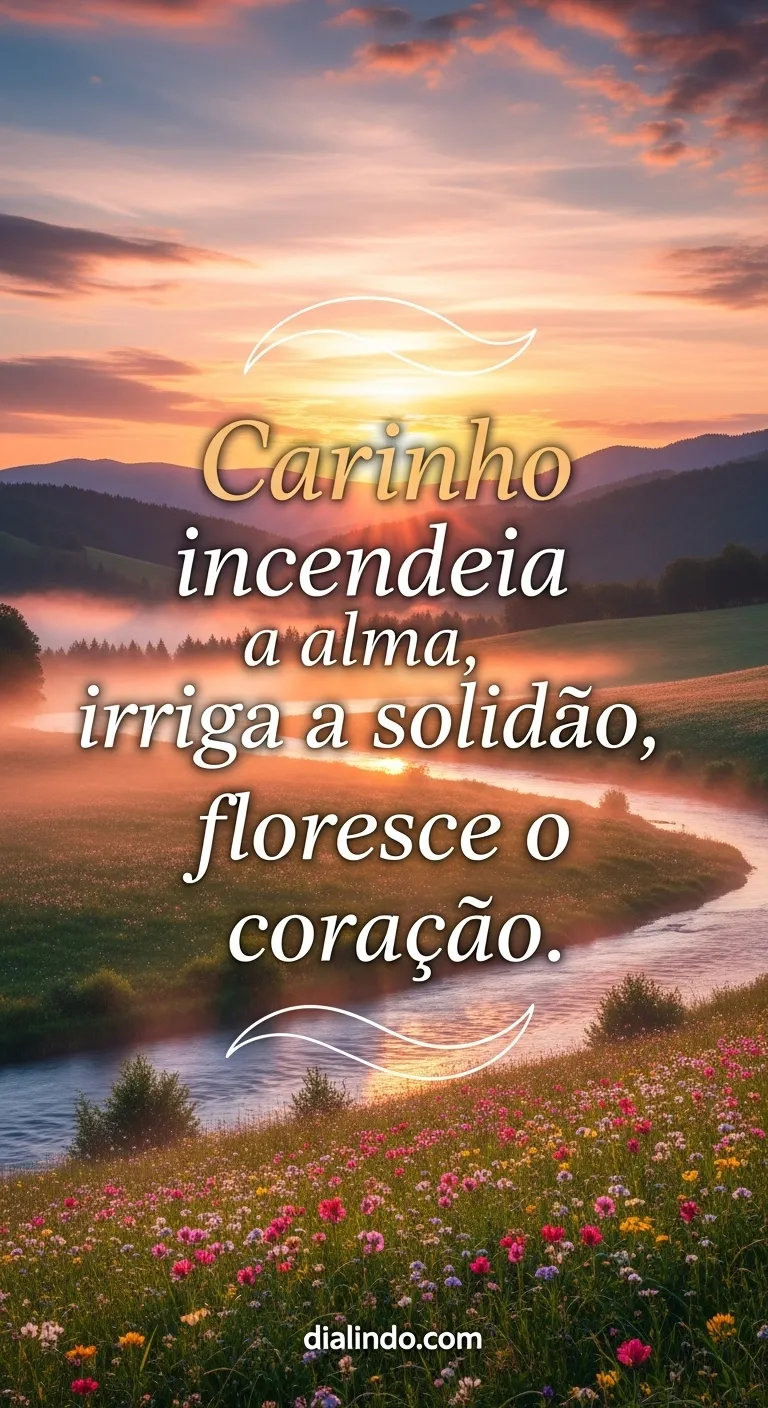 Carinho: Flor do Coração