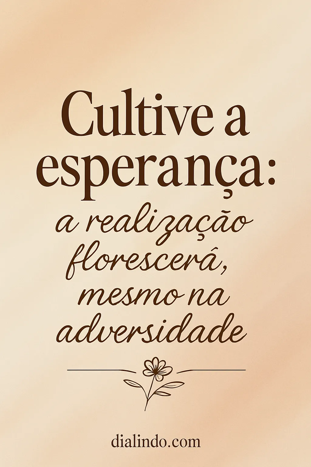 Florescer na Adversidade