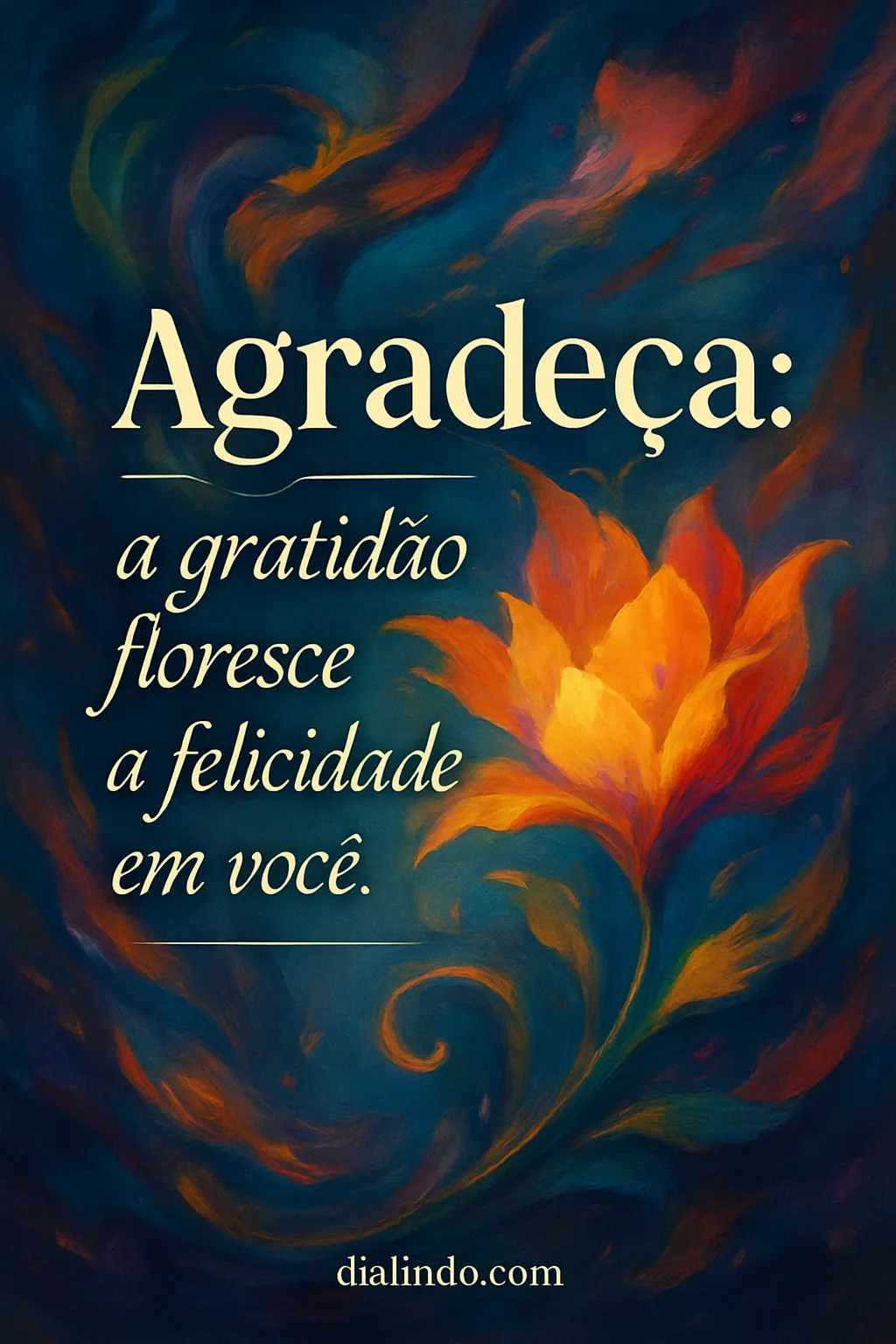 Gratidão: Flor da Felicidade