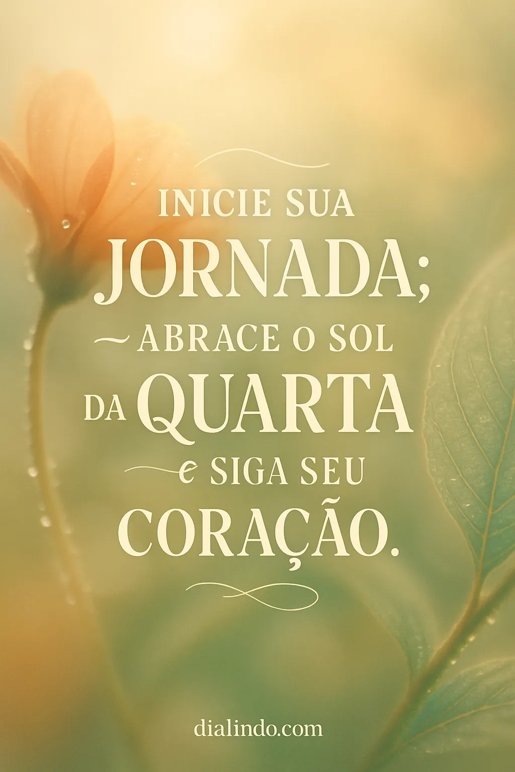 Sol da Quarta: Siga Seu Coração