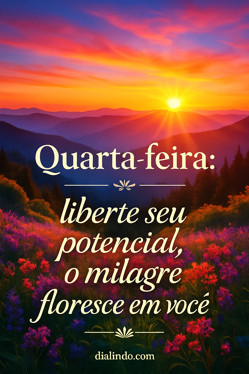 Milagre Quarta-feira: Floresça