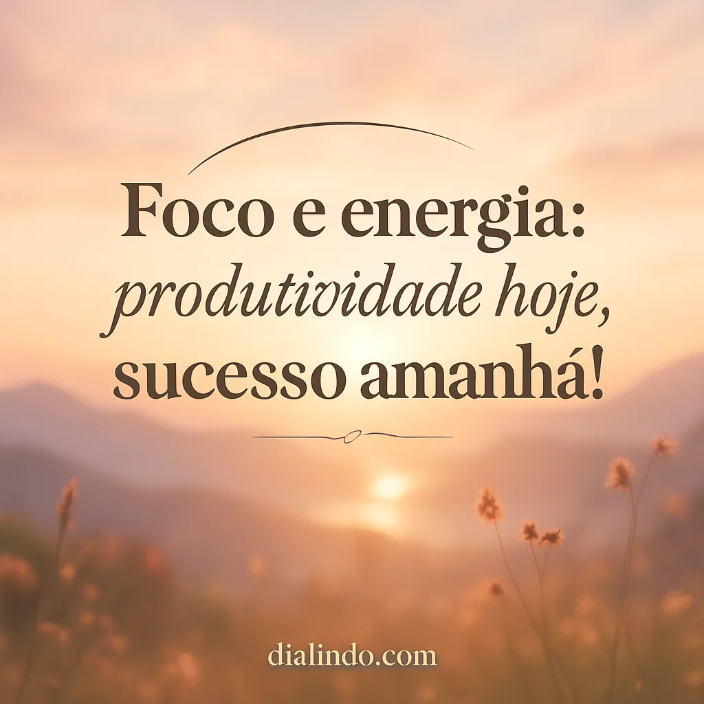 Energia Focada: Sucesso Garantido