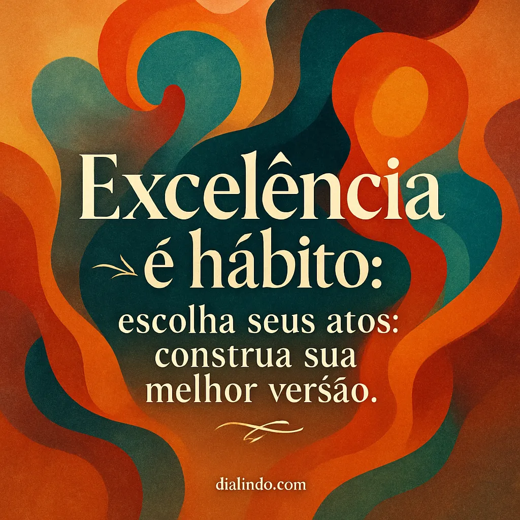 Hábito: Construindo Excelência