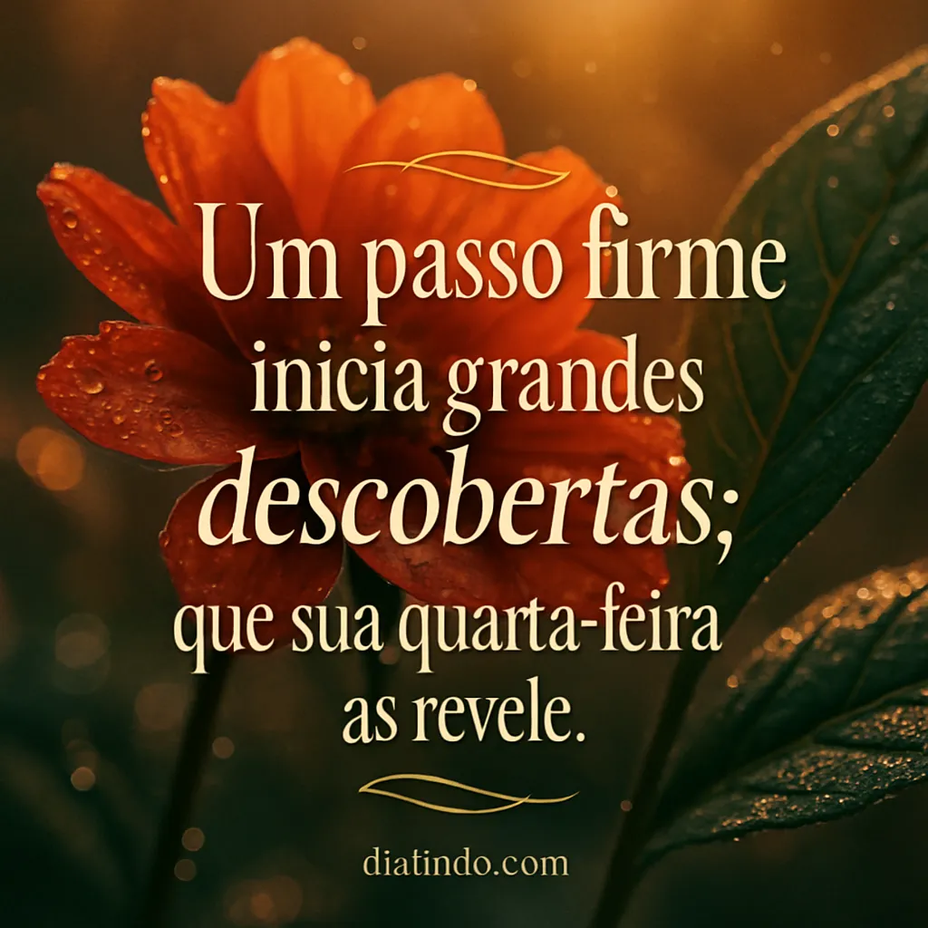 Passos Firmes, Grandes Descobertas