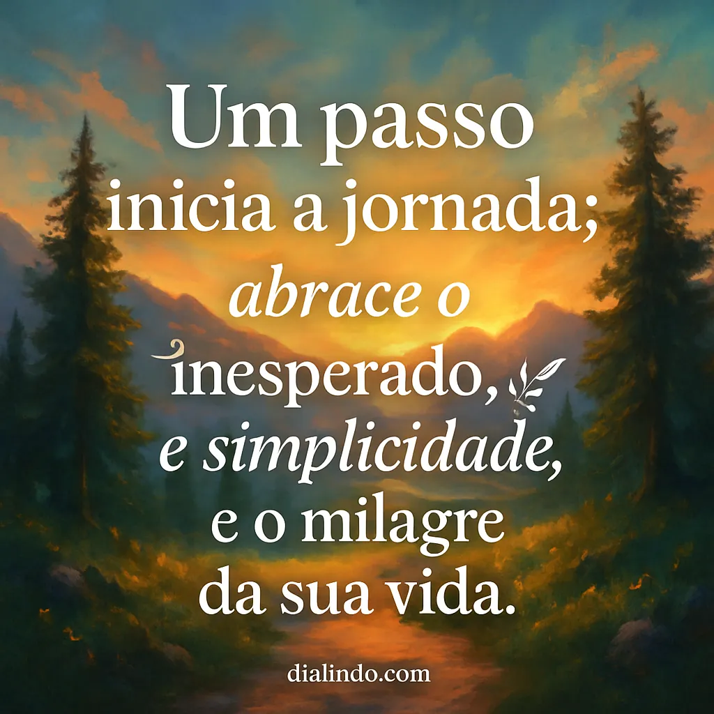 Passo Simples, Milagre Infinito