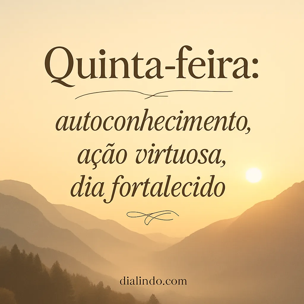 Quinta: Virtude em Ação