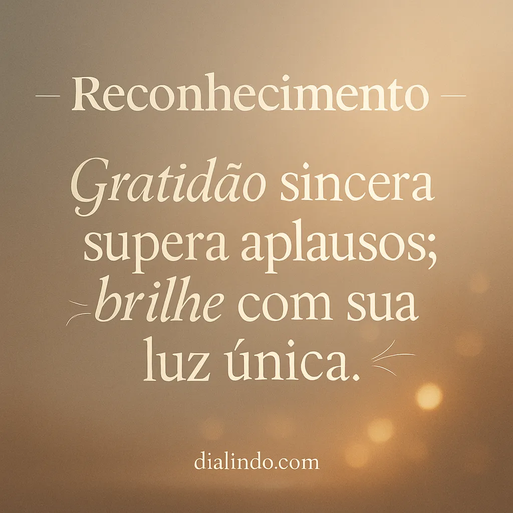 Luz Própria, Gratidão Radiante