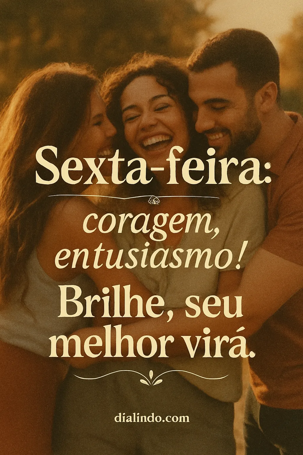 Sexta-feira: Brilhe!
