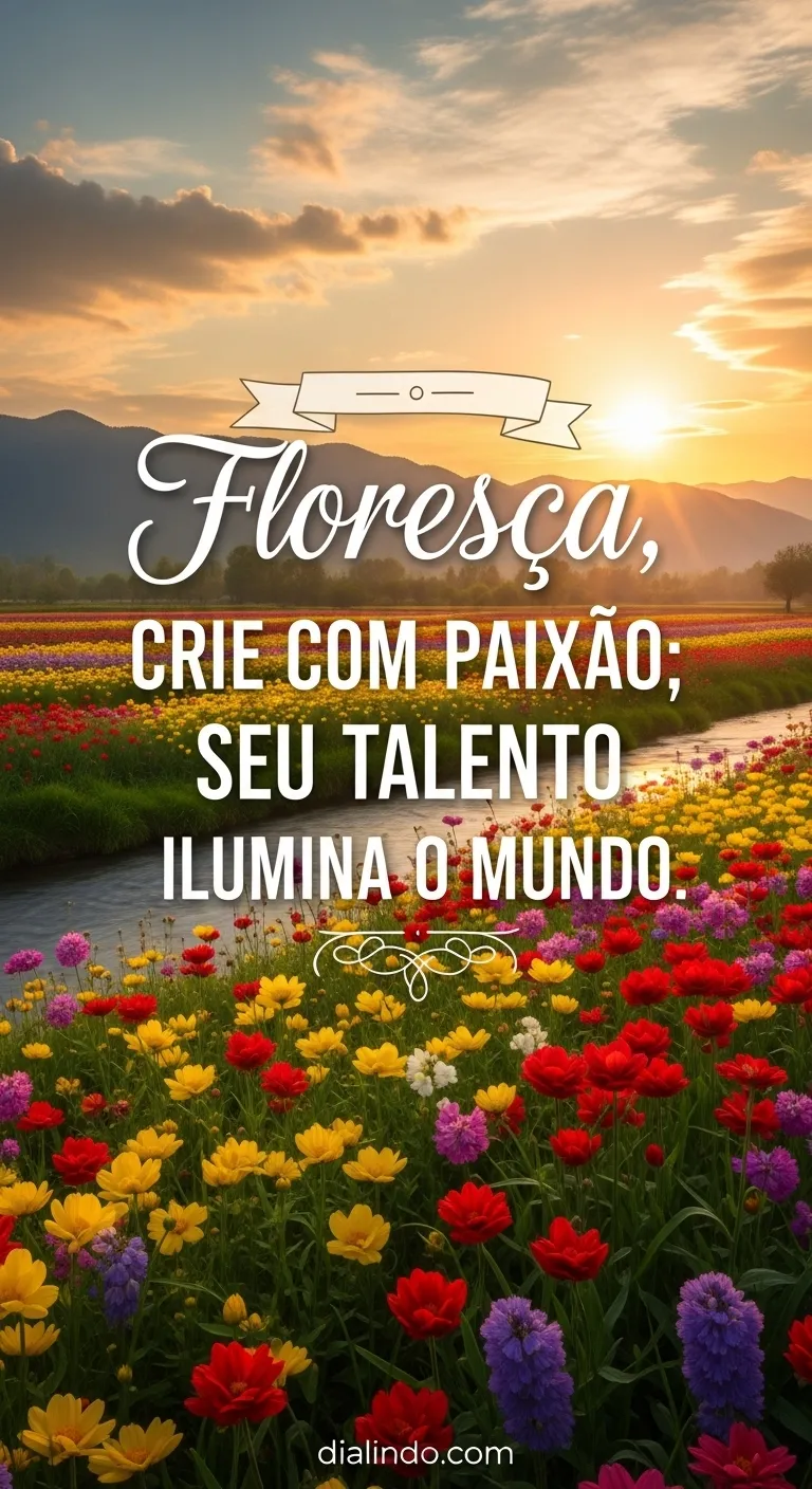 Florescimento Ilumina o Mundo