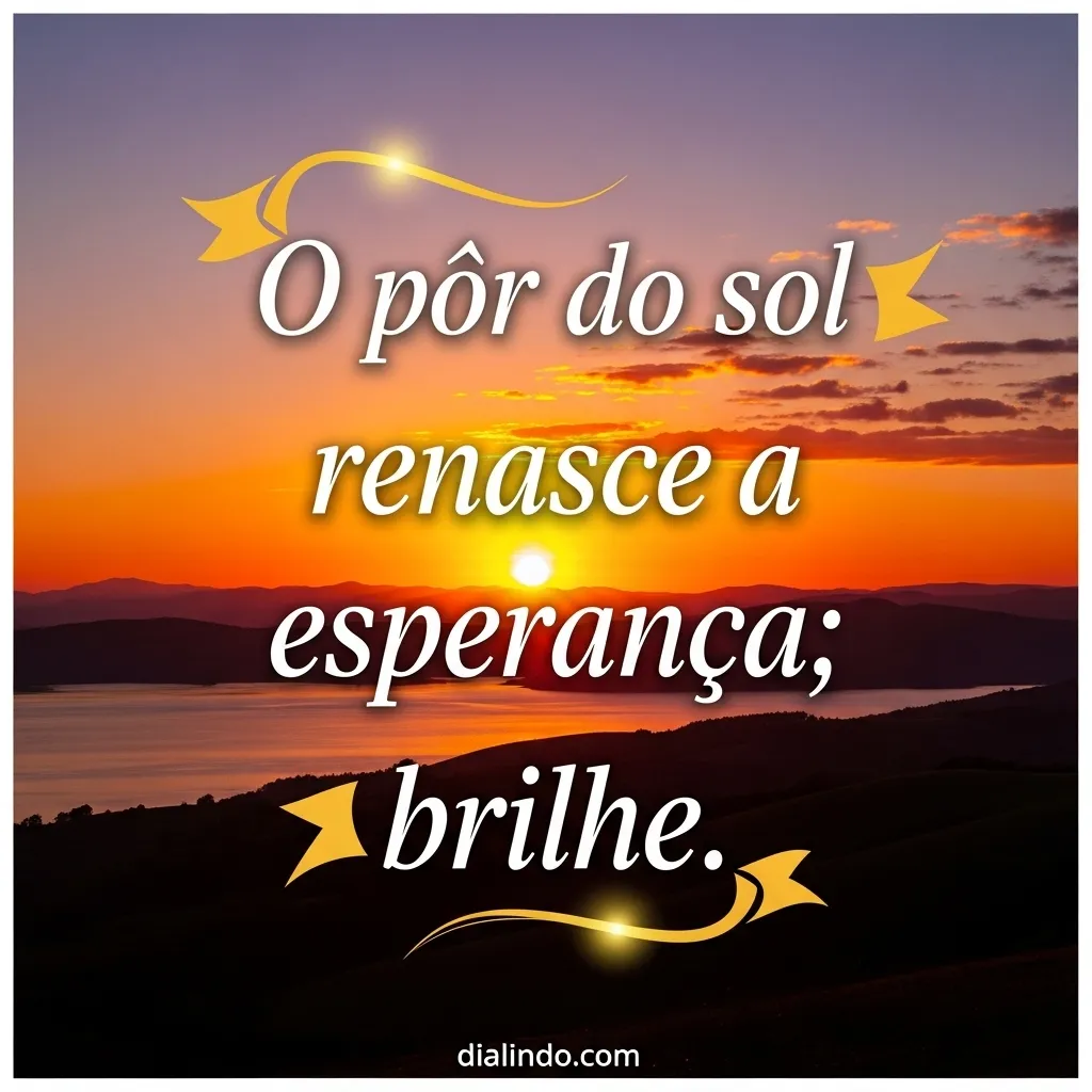 Esperança Crepuscular Brilha