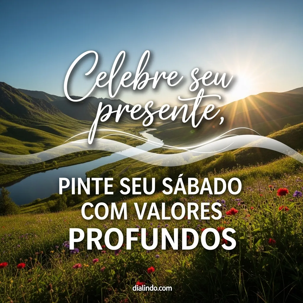 Sábado Colorido: Valores Profundos