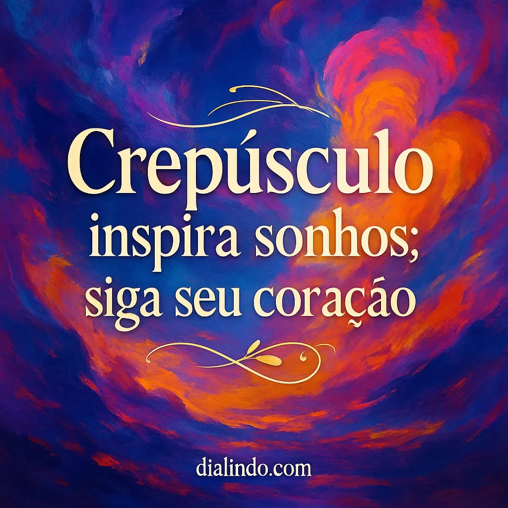 Sonhos Crepusculares: Siga o Coração