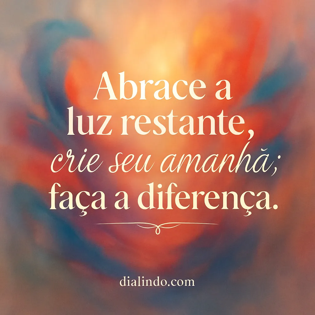 Restos de Luz, Novo Amanhecer