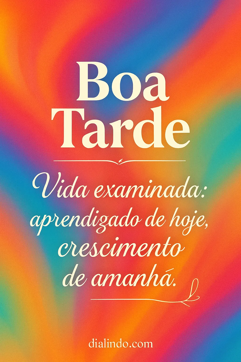 Reflexão: Crescimento Contínuo