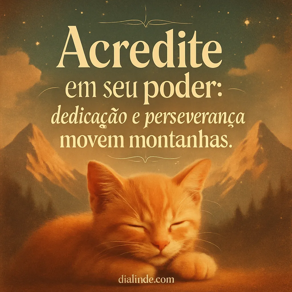 Montanhas Cedem à Dedicação