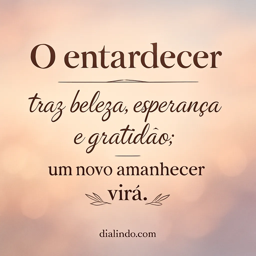 Crepúsculo de Esperança Renovada