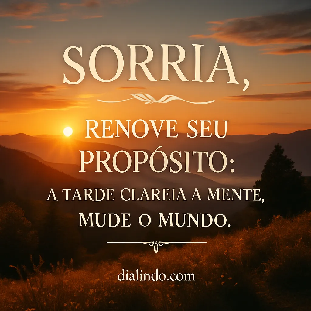 Claridade Vespertina: Renovação Mundial