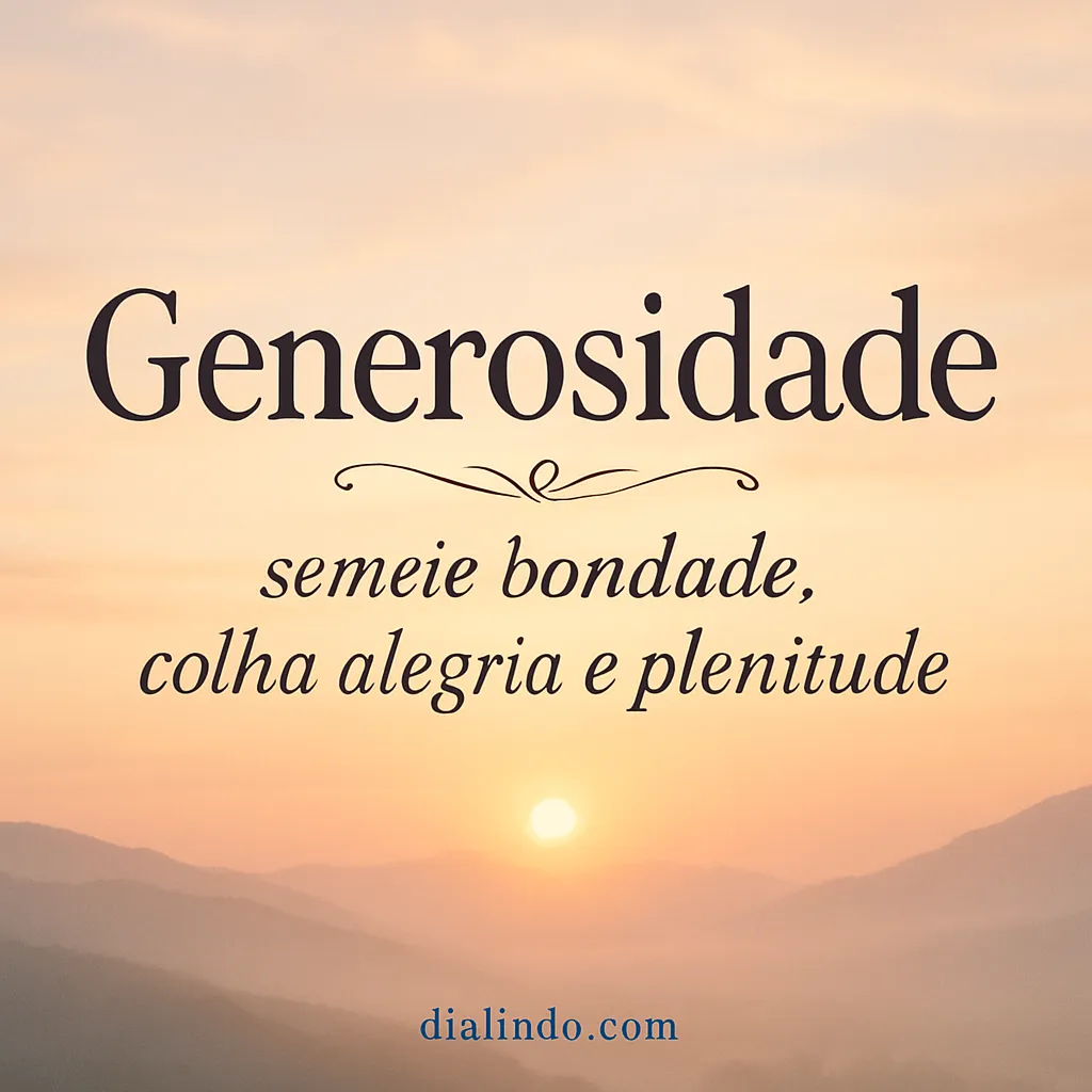 Alegria da Semeadura Generosa