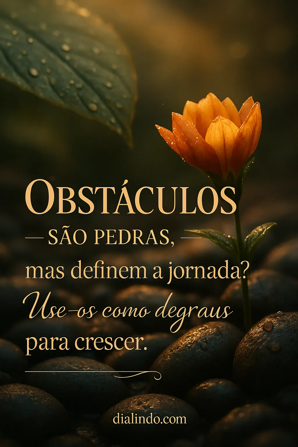 Pedras: Degraus do Crescimento