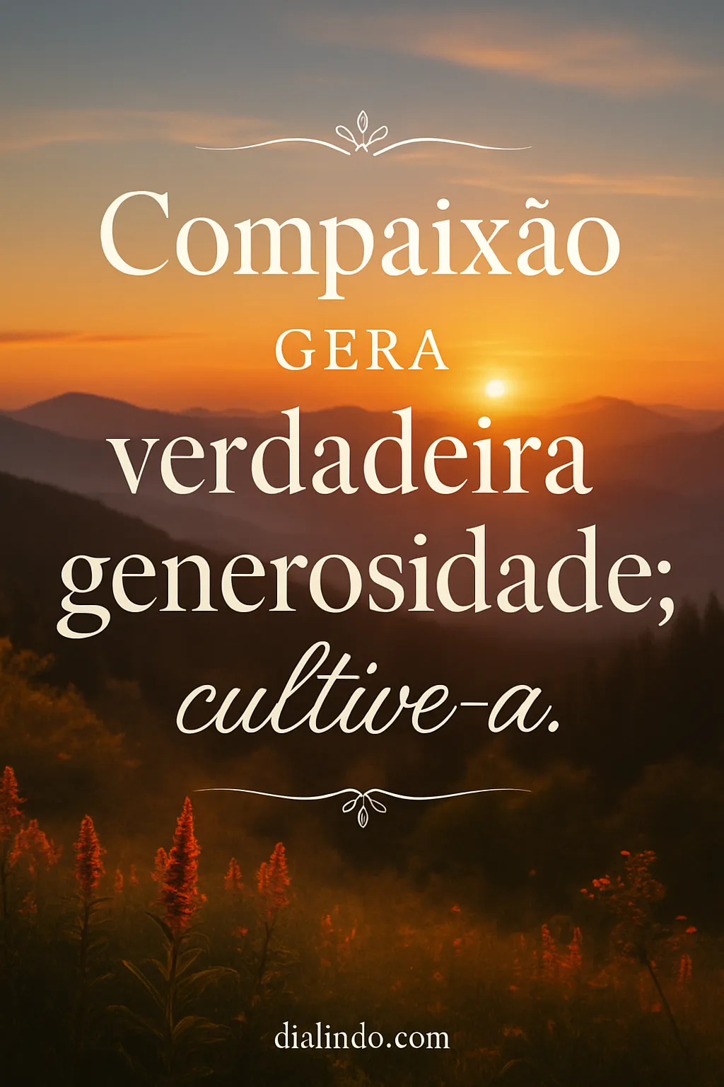 Compaixão: Semente da Generosidade