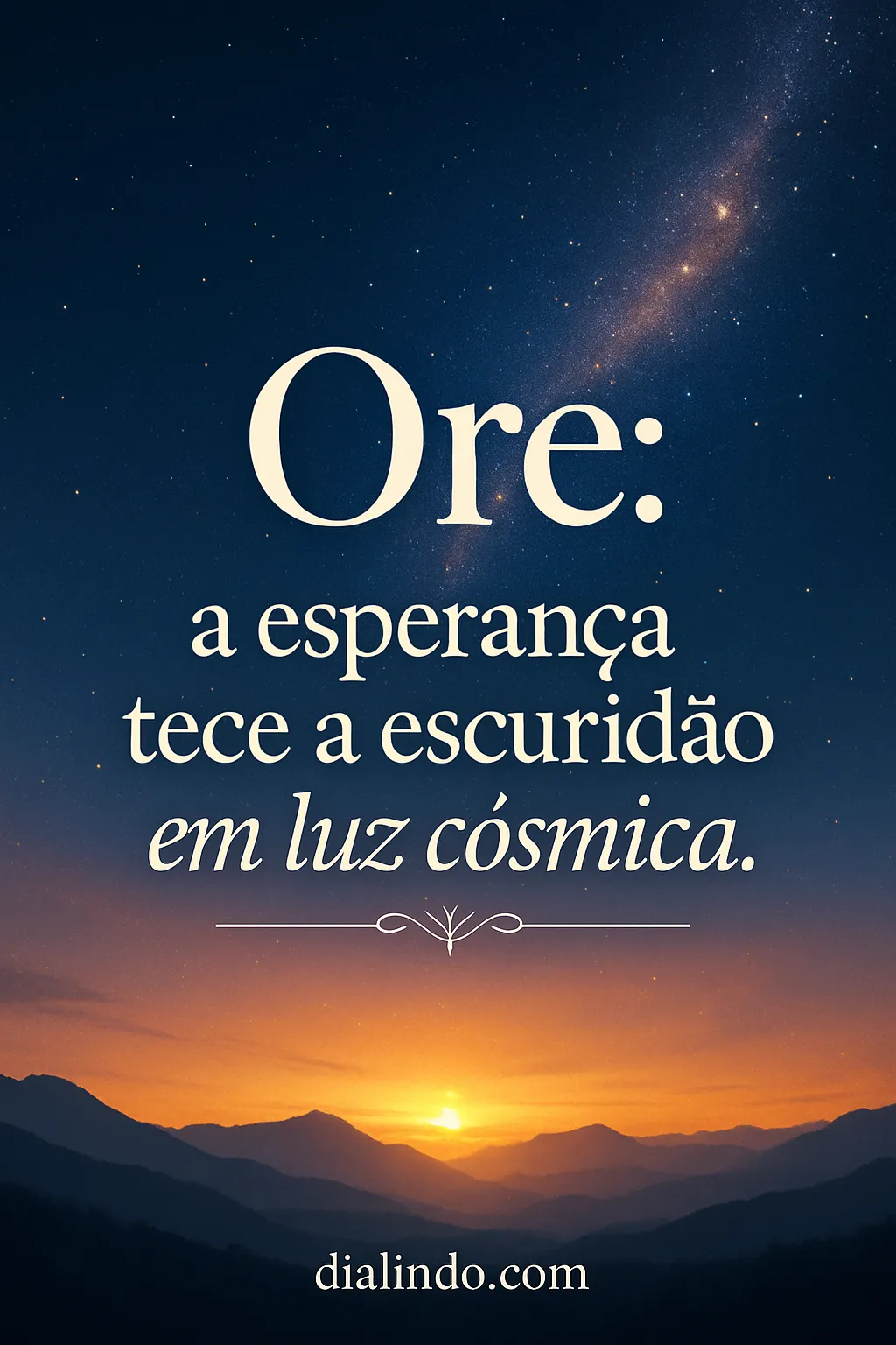 Tecendo Luz Cósmica