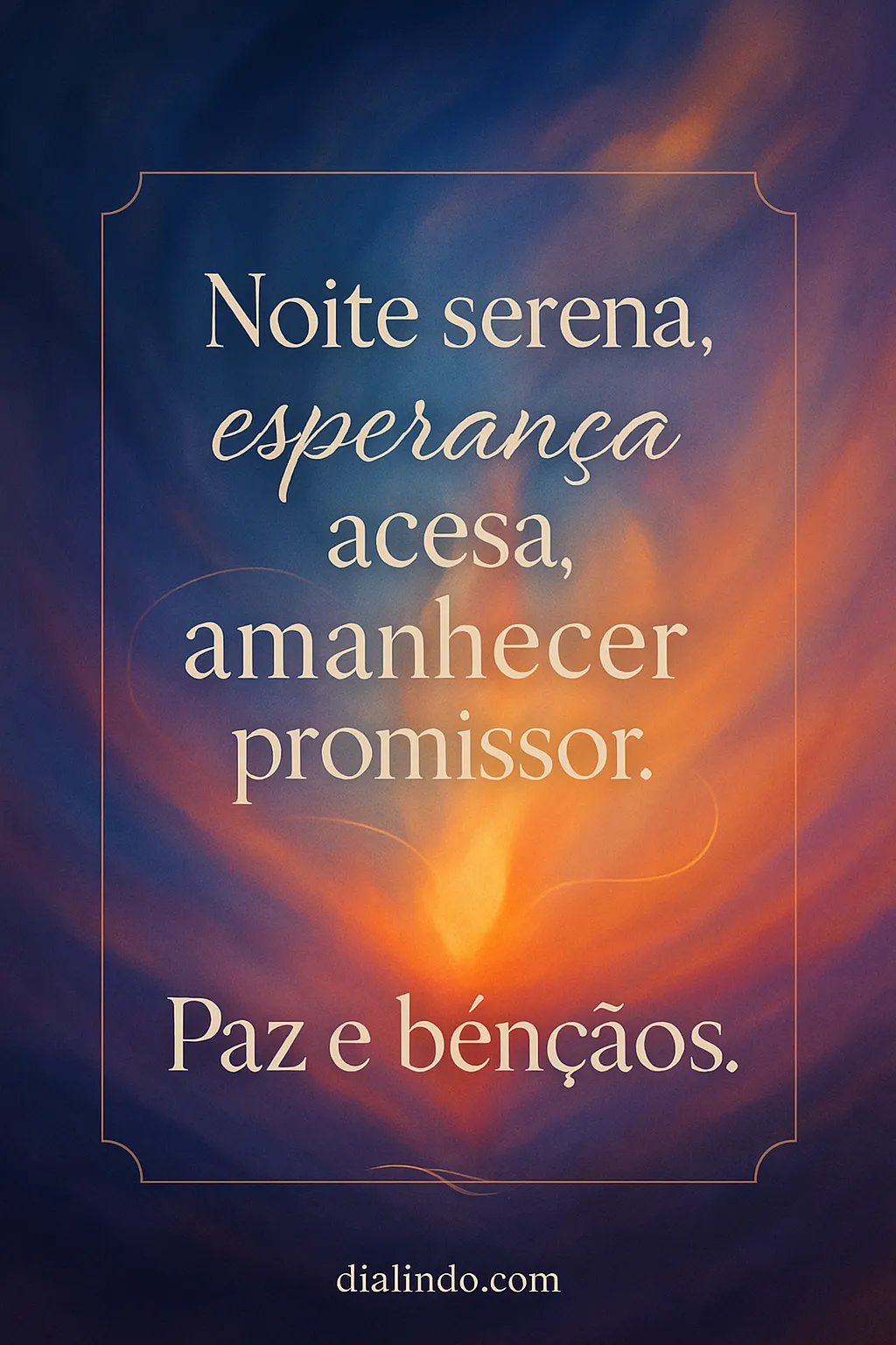 Amanhecer de Esperança Serena