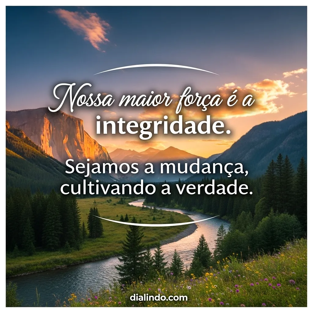 Integridade: Semente da Mudança