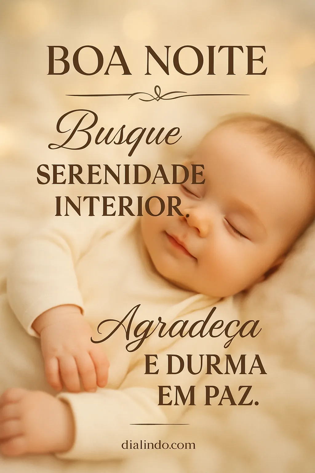 Gratidão, Serenidade, Paz Noturna