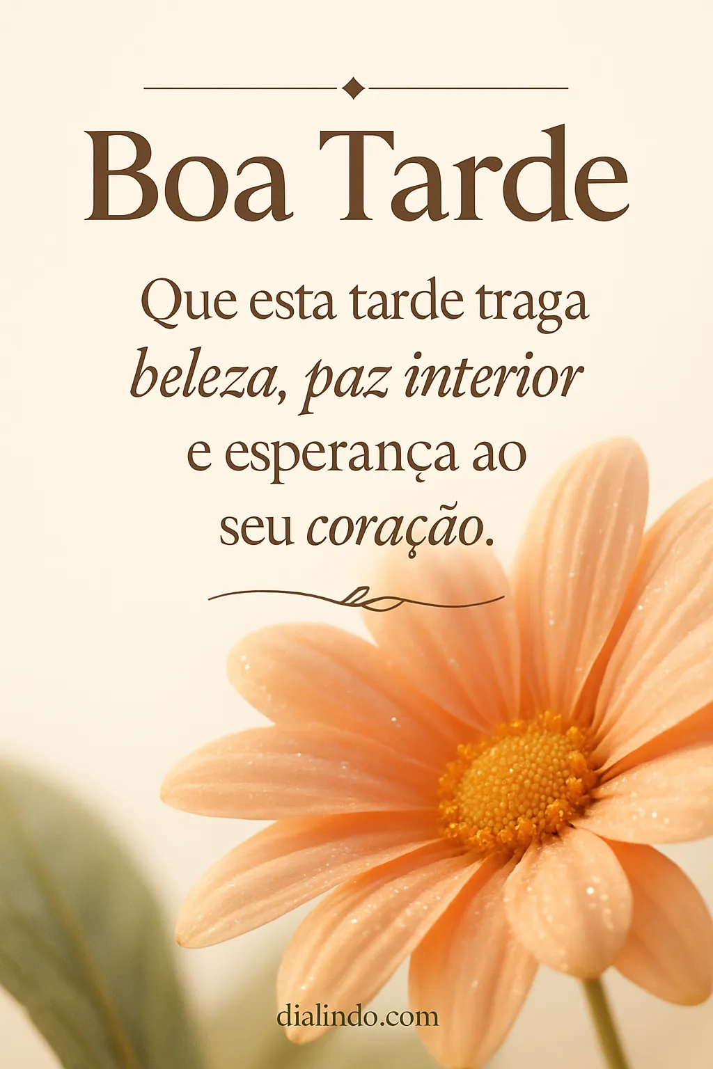 Coração em Flor da Tarde