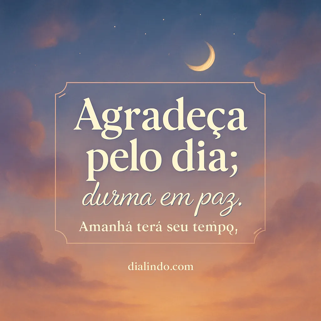 Gratidão, Paz, Novo Amanhecer