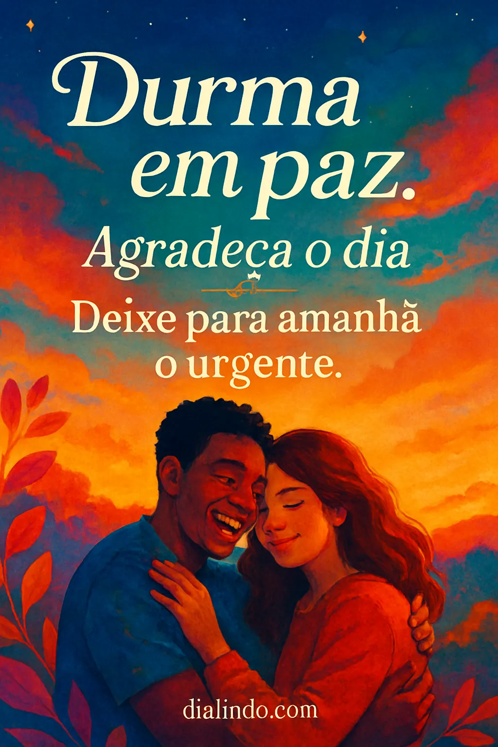 Gratidão Serenidade Noturna