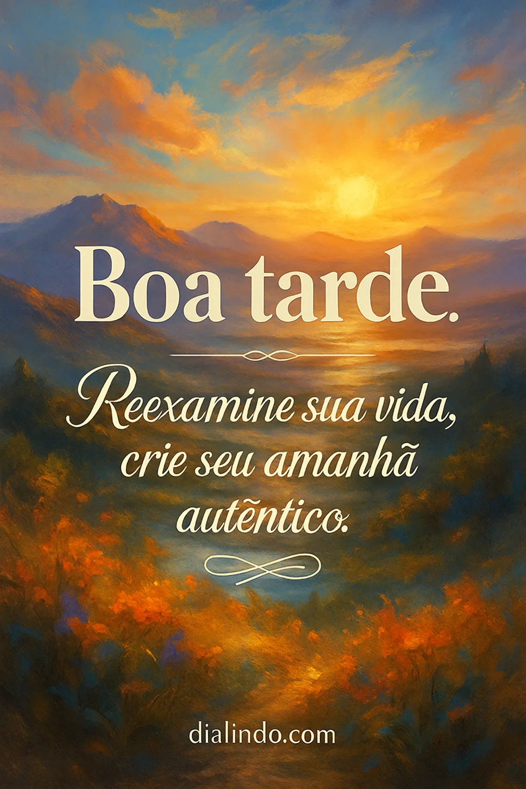 Autêntico Amanhã: Reexamine Sua Vida