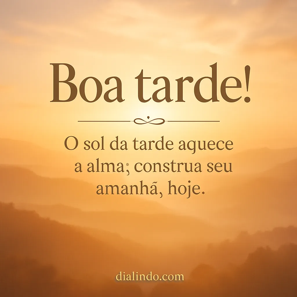 Sol Poente, Amanhã Construído