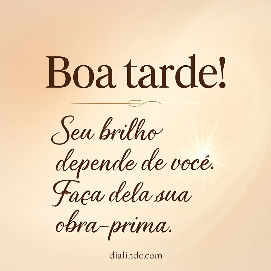 Sua Obra-Prima Diária