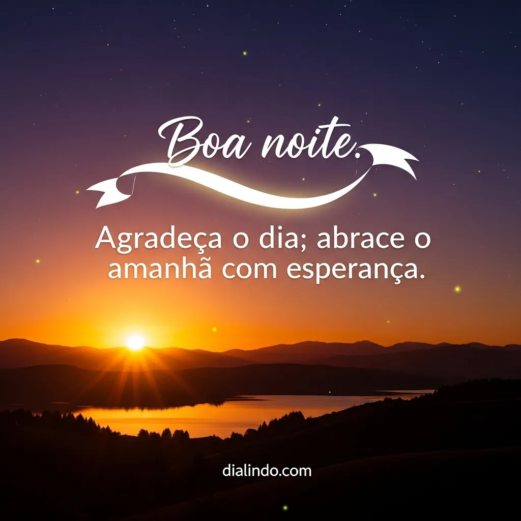 Gratidão e Amanhecer Esperançoso