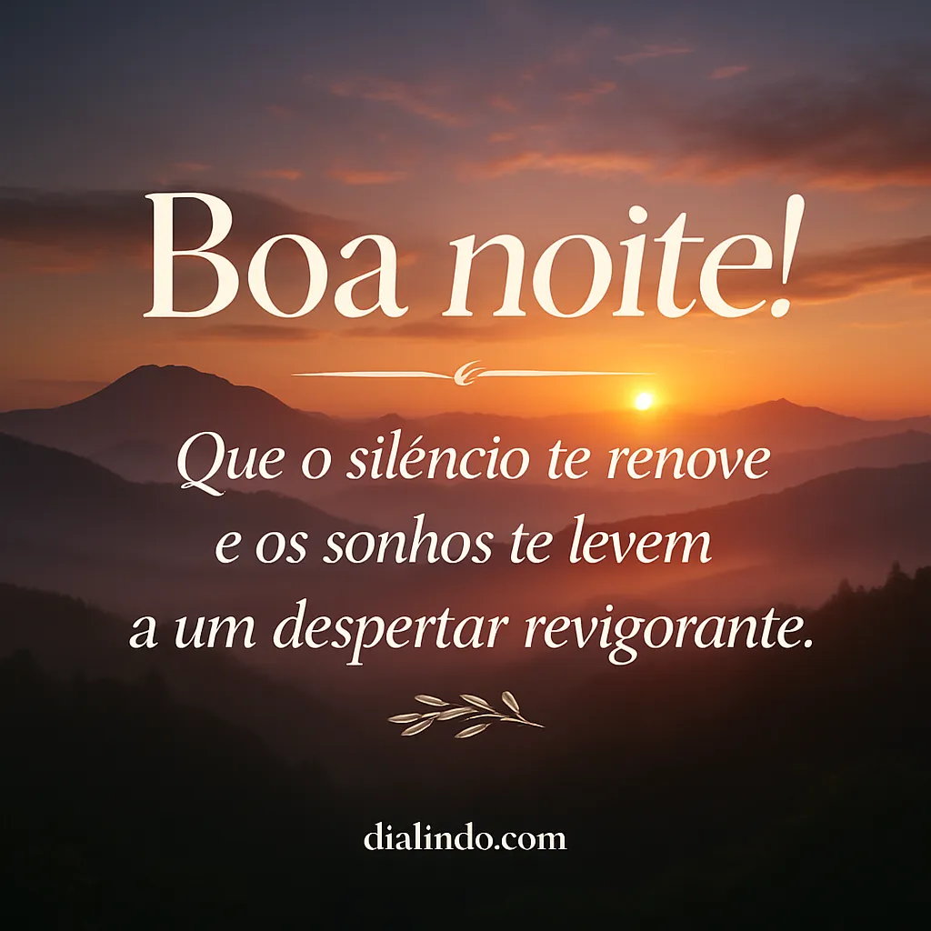 Silêncio, Sonhos, Renovação