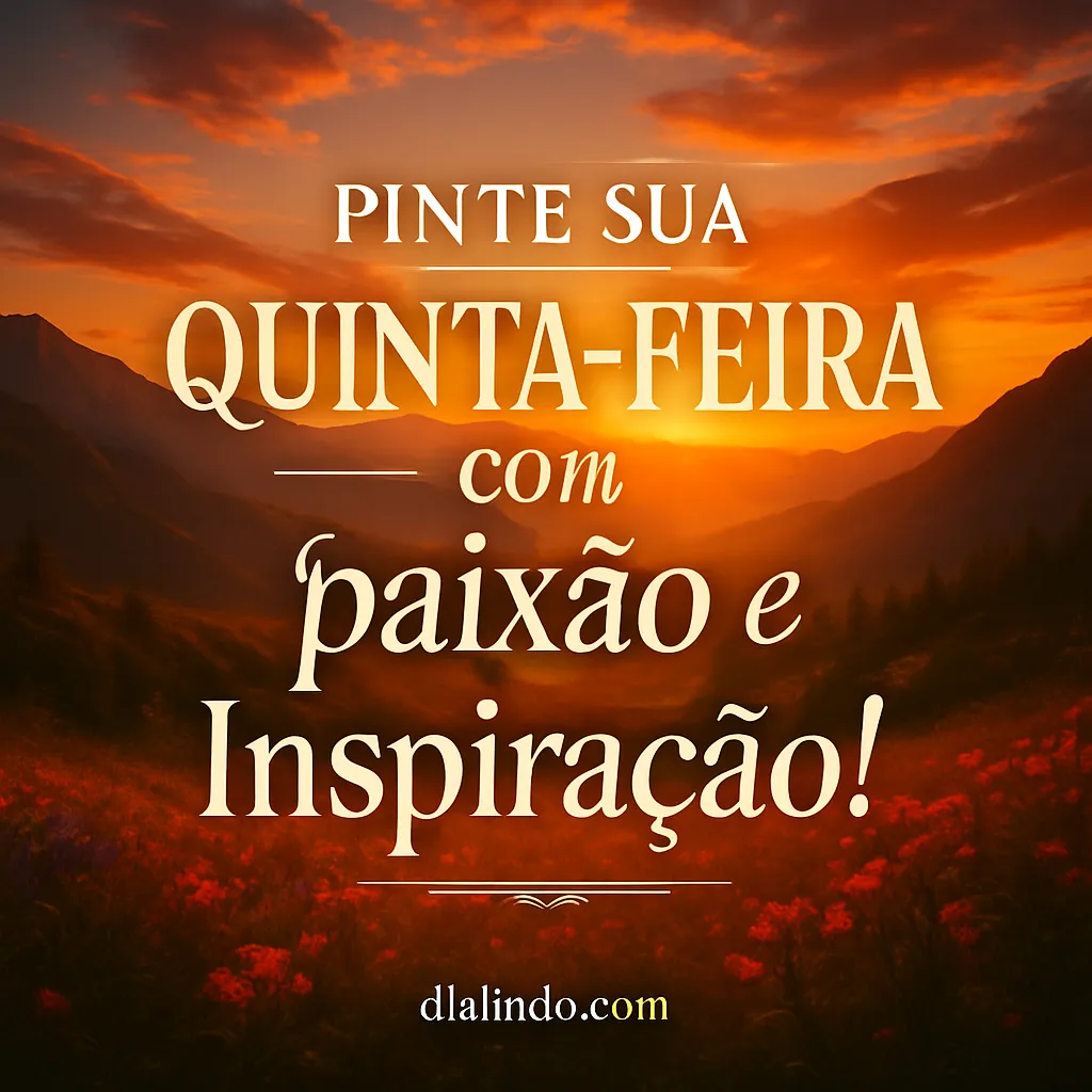 Quinta-feira Colorida de Alma