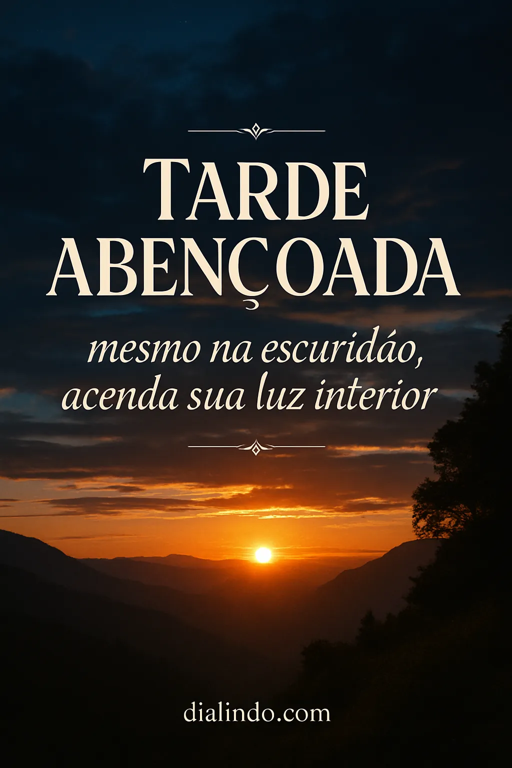 Luz Interior na Noite